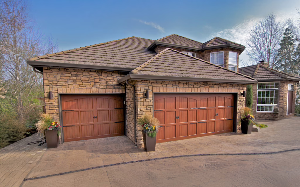 Advantage Garage Door 7800 Mahogany New