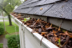 Clogged Gutter
